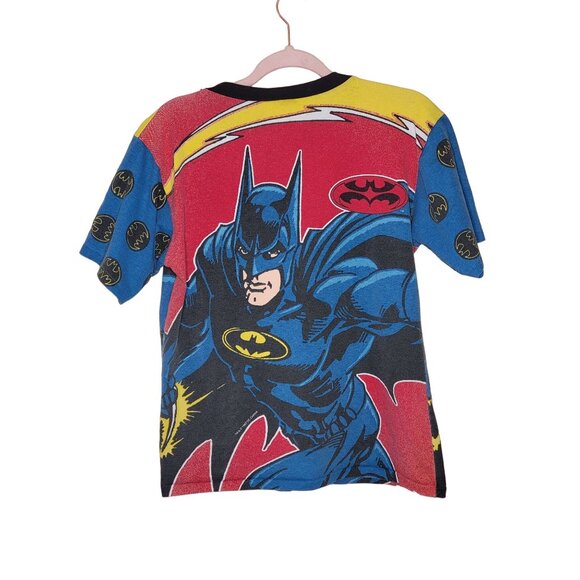 VTG 1997 DC Comics Batman T‑Shirt M/L Front & Back Graphic Action Tee - Picture 6 of 6